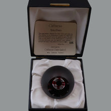 Load image into Gallery viewer, Fabulous LIMITED EDITION Scottish Caithness Glass Paperweight: Space Flower by Colin Terris; 1976 BOXED
