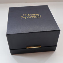 Load image into Gallery viewer, Fabulous LIMITED EDITION Scottish Caithness Glass Paperweight: Space Flower by Colin Terris; 1976 BOXED
