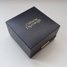 Load image into Gallery viewer, Fabulous LIMITED EDITION Scottish Caithness Glass Paperweight: Space Flower by Colin Terris; 1976 BOXED
