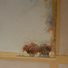 Load image into Gallery viewer, EDWARD GAGE (1925 - 2000). Listed Scottish Artist. 1970s Exotic Watercolour Entitled &quot;Moon Miniature&quot;. SARDINIA
