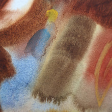 Load image into Gallery viewer, EDWARD GAGE (1925 - 2000). Listed Scottish Artist. 1970s Exotic Watercolour Entitled &quot;Moon Miniature&quot;. SARDINIA
