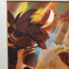 Load image into Gallery viewer, EDWARD GAGE (1925 - 2000). Listed Scottish Artist. 1970s Exotic Watercolour Entitled &quot;Moon Miniature&quot;. SARDINIA

