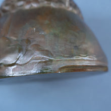 Load image into Gallery viewer, Swedish Bronze Pot / Vase by John Farngren (1884 - 1960) for Otto Meyer. Decorated with Relief Dragonflies and Flowers. SIGNED
