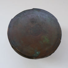 Load image into Gallery viewer, Swedish Bronze Pot / Vase by John Farngren (1884 - 1960) for Otto Meyer. Decorated with Relief Dragonflies and Flowers. SIGNED
