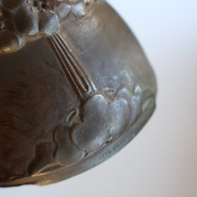Load image into Gallery viewer, Swedish Bronze Pot / Vase by John Farngren (1884 - 1960) for Otto Meyer. Decorated with Relief Dragonflies and Flowers. SIGNED
