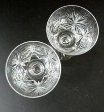 Load image into Gallery viewer, Vintage 1950s Edinburgh Crystal Star of Edinburgh White Wine Glassess
