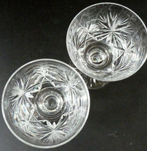 Load image into Gallery viewer, Vintage 1950s Edinburgh Crystal Star of Edinburgh White Wine Glassess
