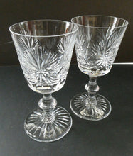 Load image into Gallery viewer, Vintage 1950s Edinburgh Crystal Star of Edinburgh White Wine Glassess
