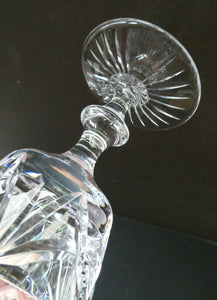 Vintage 1950s Edinburgh Crystal Star of Edinburgh White Wine Glassess