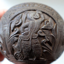Load image into Gallery viewer, Antique 19th Century South East Asian / Burmese Hand Carved Coconut Cup
