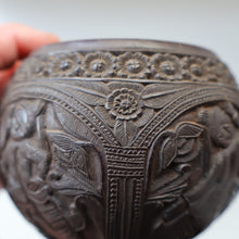 Load image into Gallery viewer, Antique 19th Century South East Asian / Burmese Hand Carved Coconut Cup
