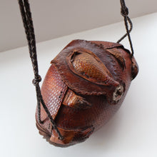 Load image into Gallery viewer, Vintage 1940s Armadillo Handbag. Purchased in Los Angeles in the 1990s
