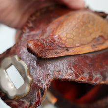 Load image into Gallery viewer, Vintage 1940s Armadillo Handbag. Purchased in Los Angeles in the 1990s
