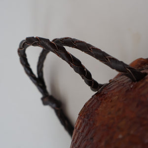 Vintage 1940s Armadillo Handbag. Purchased in Los Angeles in the 1990s