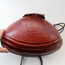 Load image into Gallery viewer, Vintage 1940s Armadillo Handbag. Purchased in Los Angeles in the 1990s
