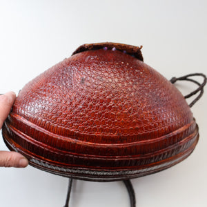 Vintage 1940s Armadillo Handbag. Purchased in Los Angeles in the 1990s