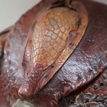 Load image into Gallery viewer, Vintage 1940s Armadillo Handbag. Purchased in Los Angeles in the 1990s
