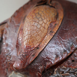 Vintage 1940s Armadillo Handbag. Purchased in Los Angeles in the 1990s