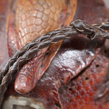 Load image into Gallery viewer, Vintage 1940s Armadillo Handbag. Purchased in Los Angeles in the 1990s
