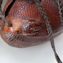 Load image into Gallery viewer, Vintage 1940s Armadillo Handbag. Purchased in Los Angeles in the 1990s
