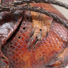 Load image into Gallery viewer, Vintage 1940s Armadillo Handbag. Purchased in Los Angeles in the 1990s
