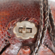 Load image into Gallery viewer, Vintage 1940s Armadillo Handbag. Purchased in Los Angeles in the 1990s
