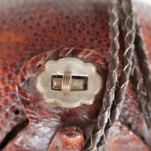 Vintage 1940s Armadillo Handbag. Purchased in Los Angeles in the 1990s