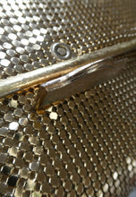 Load image into Gallery viewer, Glittery Vintage GOLD Glomesh Disco Evening Clutch Bag or Purse

