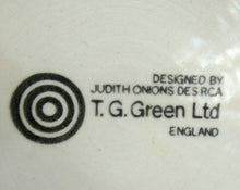 Load image into Gallery viewer, Vintage 1960s Coffee Set CORNISHWARE TG Green Jersey Blue Design by Judith Onions
