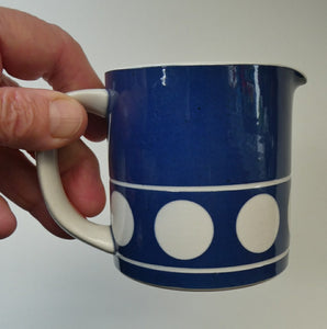 Vintage 1960s Coffee Set CORNISHWARE TG Green Jersey Blue Design by Judith Onions