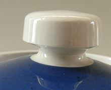 Load image into Gallery viewer, Vintage 1960s Coffee Set CORNISHWARE TG Green Jersey Blue Design by Judith Onions
