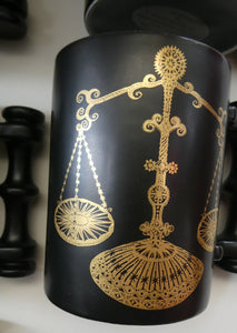 JOB LOT: Early 1970s PORTMEIRION Large ZODIAC Mugs designed by John Cuffley. 12 in Total