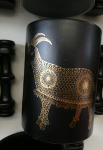 JOB LOT: Early 1970s PORTMEIRION Large ZODIAC Mugs designed by John Cuffley. 12 in Total