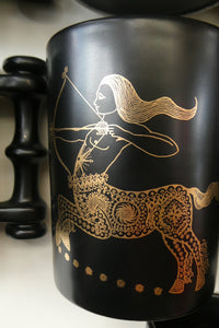 JOB LOT: Early 1970s PORTMEIRION Large ZODIAC Mugs designed by John Cuffley. 12 in Total