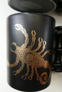 JOB LOT: Early 1970s PORTMEIRION Large ZODIAC Mugs designed by John Cuffley. 12 in Total
