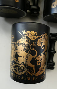 JOB LOT: Early 1970s PORTMEIRION Large ZODIAC Mugs designed by John Cuffley. 12 in Total