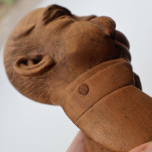 Load image into Gallery viewer, Antique Wooden NUTCRACKER in the Form the German Chancellor Bismarck (1815 - 1898)
