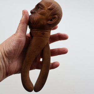 Antique Wooden NUTCRACKER in the Form the German Chancellor Bismarck (1815 - 1898)
