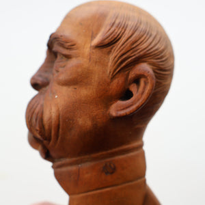 Antique Wooden NUTCRACKER in the Form the German Chancellor Bismarck (1815 - 1898)