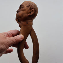 Load image into Gallery viewer, Antique Wooden NUTCRACKER in the Form the German Chancellor Bismarck (1815 - 1898)

