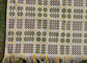 Vintage 1960s / 1970s Welsh Wool Blanket. Excellent Condition with No Damages