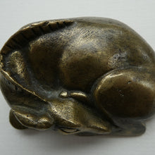 Load image into Gallery viewer, 1920s Miniature Sculpture/ Paperweight  of the Deer by Iris Cooke
