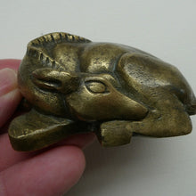 Load image into Gallery viewer, 1920s Miniature Sculpture/ Paperweight  of the Deer by Iris Cooke
