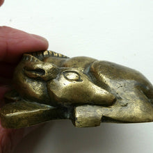 Load image into Gallery viewer, 1920s Miniature Sculpture/ Paperweight  of the Deer by Iris Cooke

