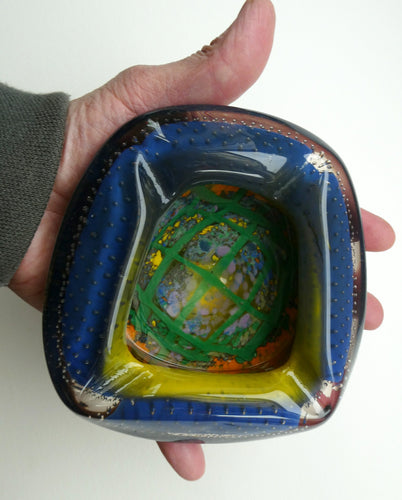 1950s Italian Murano Glass Modernist Design Ashtray