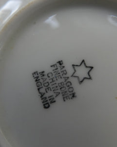 Very Rare EDWARDIAN PARAGON Star Mark. Porcelain & Applied Silver Cabaret Coffee Service