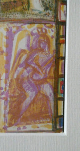 Scottish Art: Collector's Item ROBIN PHILIPSON Vintage SIGNED Lithograph Christmas Card. Early 1970s