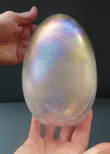 Load image into Gallery viewer, 1983 John Ditchfield Iridescent Glasform Crackle Glass Vase
