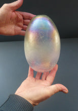 Load image into Gallery viewer, 1983 John Ditchfield Iridescent Glasform Crackle Glass Vase
