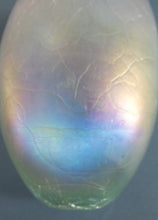 Load image into Gallery viewer, 1983 John Ditchfield Iridescent Glasform Crackle Glass Vase
